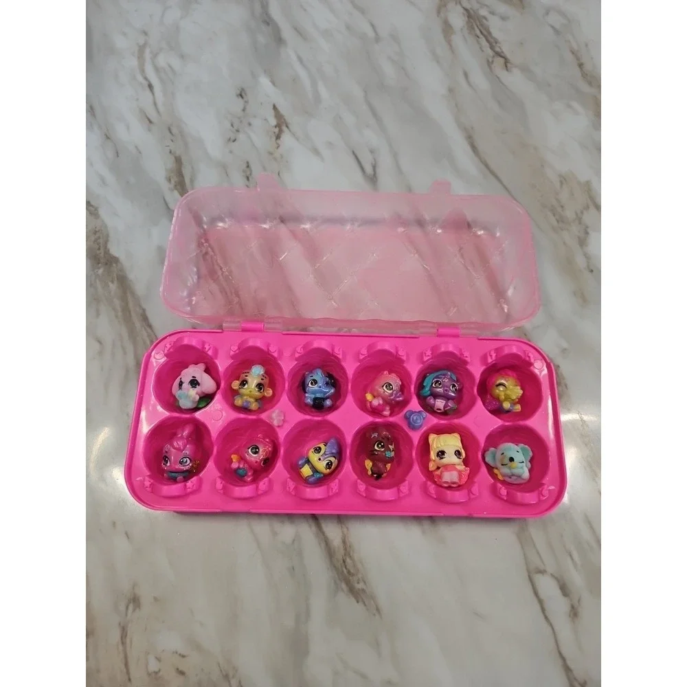 Hatchimals 12 Egg Surprises CollEGGtible Cute Shimmer Babies Carton &Accessories